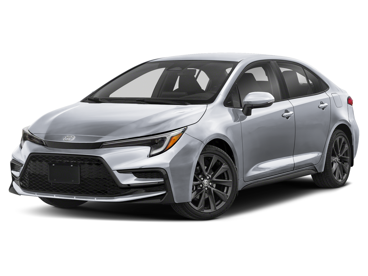 2024 Toyota Corolla SE in Ice Cap — front three-quarter view