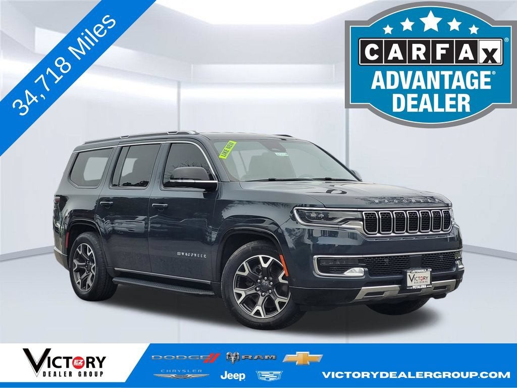 2023 Jeep Wagoneer Series III in Gray — front three-quarter view
