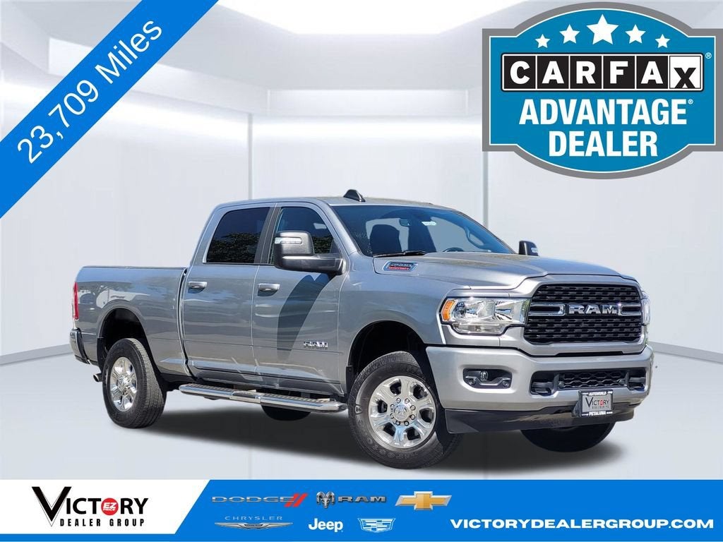 2024 RAM 2500 Big Horn in Silver — front three-quarter view