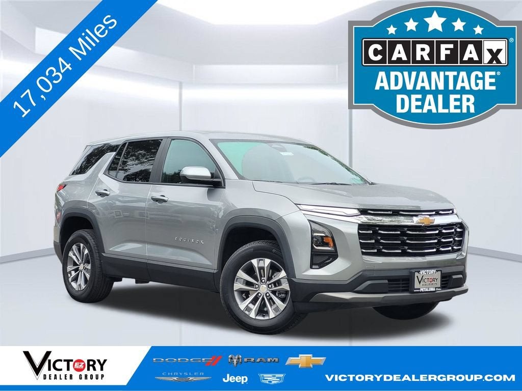 2025 Chevrolet Equinox LT in Sterling Gray Metallic — front three-quarter view