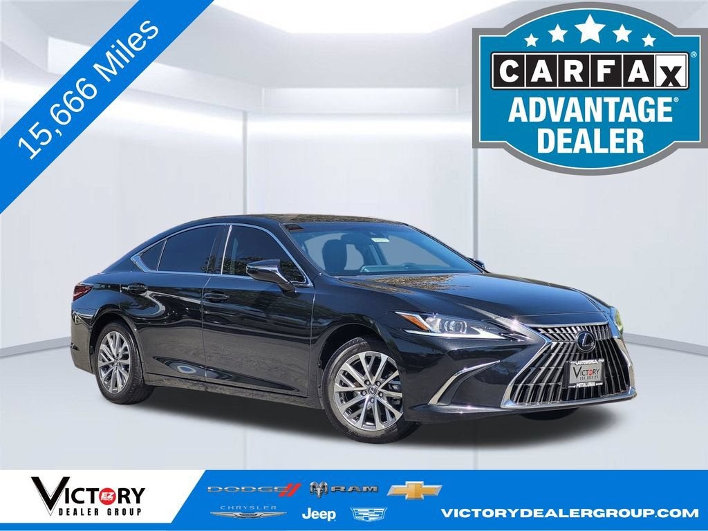 2024 Lexus ES ES 350 in Black — front three-quarter view