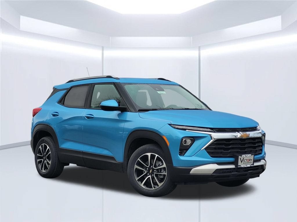 2026 Chevrolet Trailblazer LT in Marina Blue Metallic — front three-quarter view